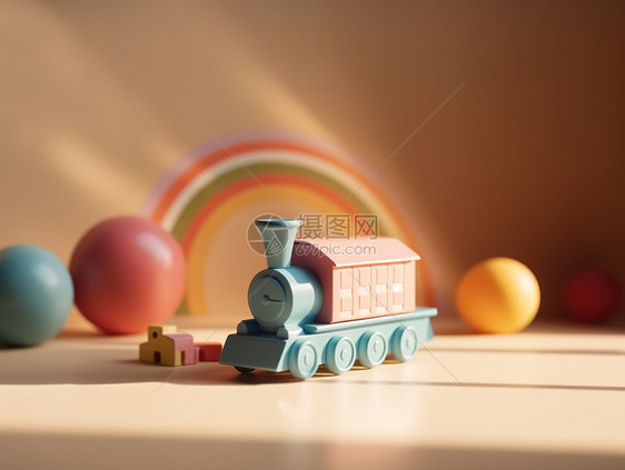 婴儿玩具小火车图片