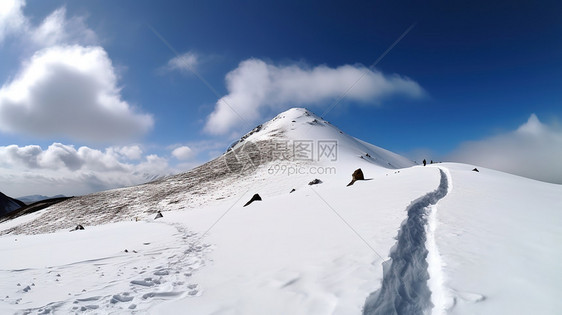 雪山山脉图片