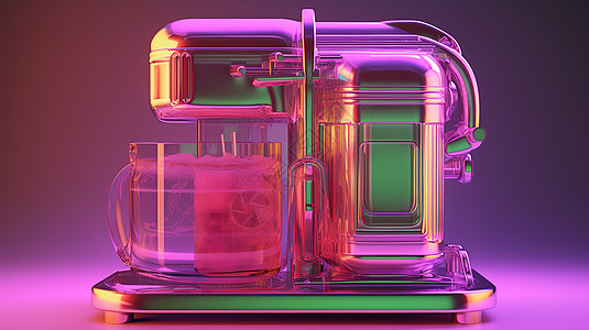 镭射激光榨汁机背景图片
