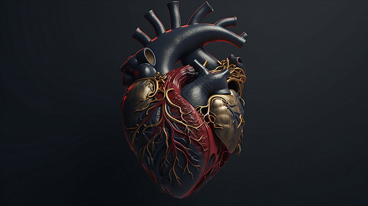 人类心脏背景图片