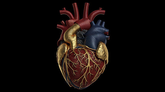 心脏器官背景图片