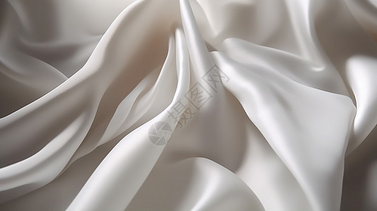 柔软白色丝绸图片