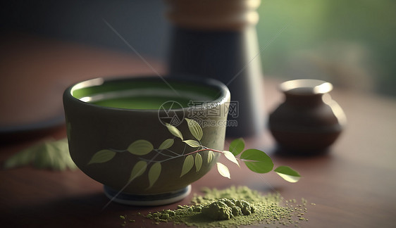 绿茶饮料图片