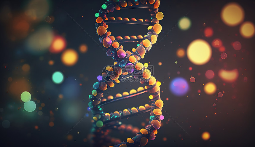 条状DNA图片