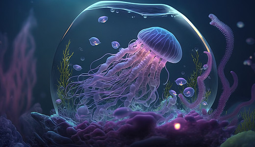 水母细胞分子图片
