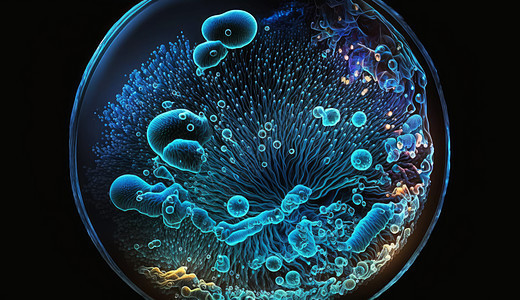 培养皿科学的观察细胞外形图片