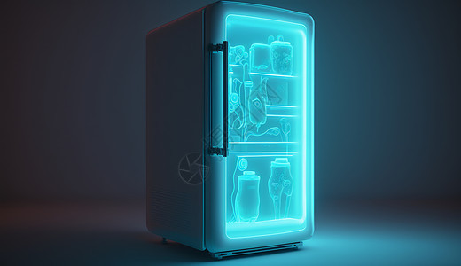 霓虹光电冰箱图片