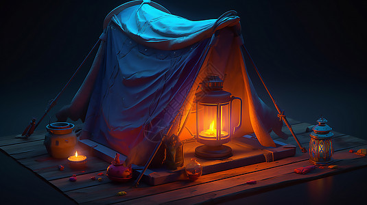 旅行帐篷背景图片
