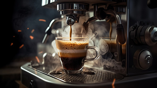 咖啡咖啡机图片