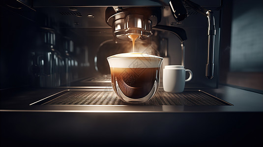 咖啡机高级高端咖啡图片