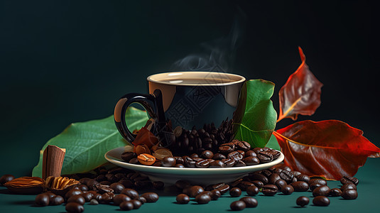 高端咖啡豆咖啡商业图片
