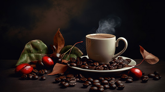 咖啡豆咖啡商业图片