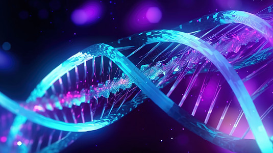 DNA细胞分子科技手绘图片