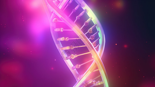 DNA细胞医学细胞分子科技手绘图片