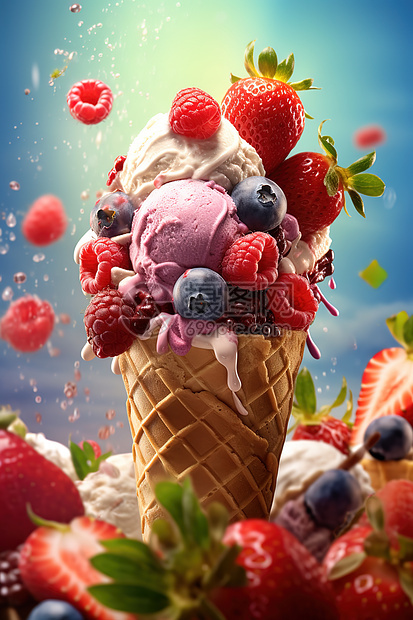 美食冰淇淋图片