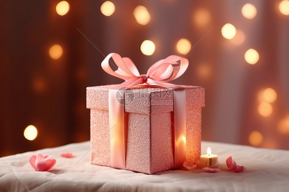 浪漫情人节礼物盒图片