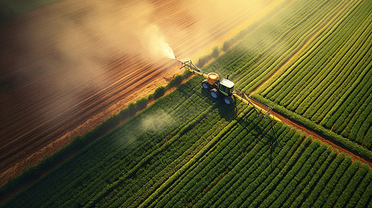 机器化灌溉图片