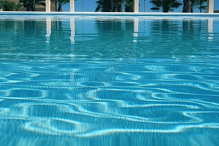 夏天运动游泳池游泳背景图片