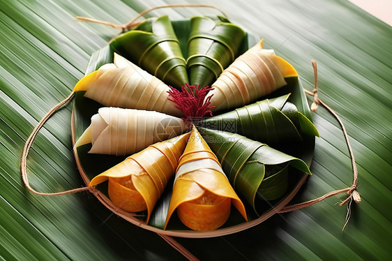 端午节粽子美食糥米粽子图片
