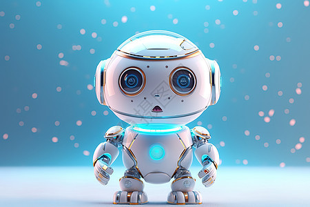可爱创意机器人人工智能科技图片