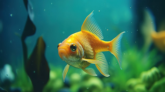 海底游泳的热带鱼高清图片