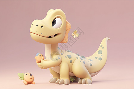 可爱的儿童玩具小恐龙图片
