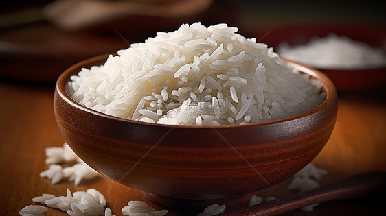 一碗美味的大米饭图片