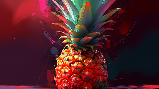 炫彩水果菠萝图片
