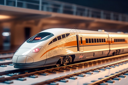 高速列车模型玩具图片