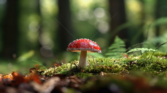 可爱的蘑菇模型图片