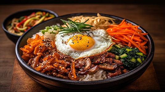 餐饮美食拌饭图片