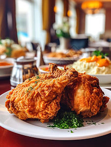 餐饮美食鸡排图片