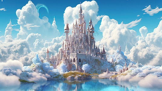 童话世界城堡图片