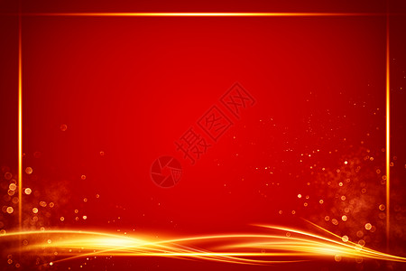 红色会议背景红色创意红金背景设计图片