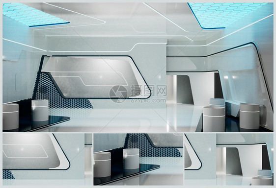 UE三维虚拟展厅场景图片