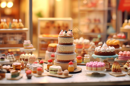 蛋糕店蛋糕甜点面包店图片