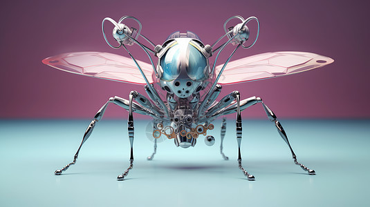 机器人苍蝇科技机械感图片