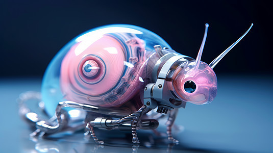 科幻科技感蜗牛图片