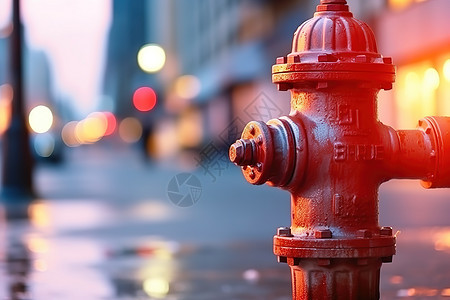 街道上的消防栓图片