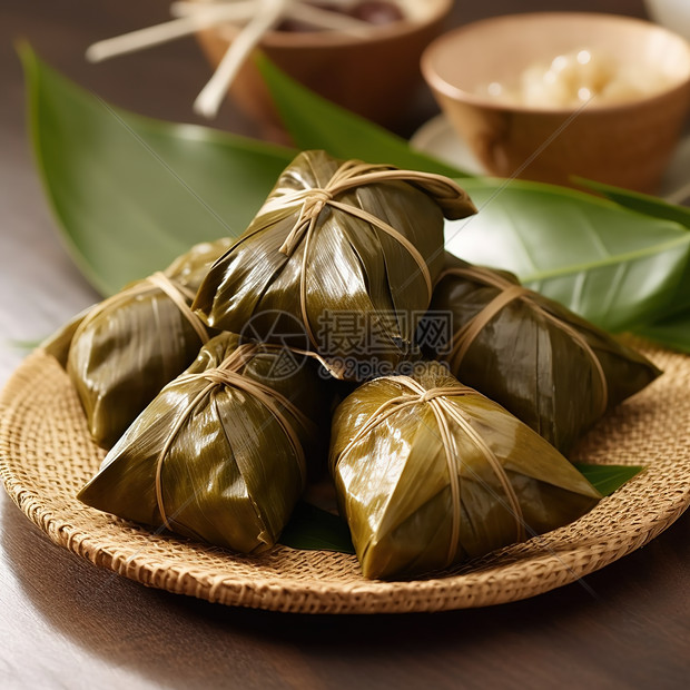 传统美食粽子节粽子图片