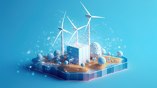 微型风力发电机模型图片
