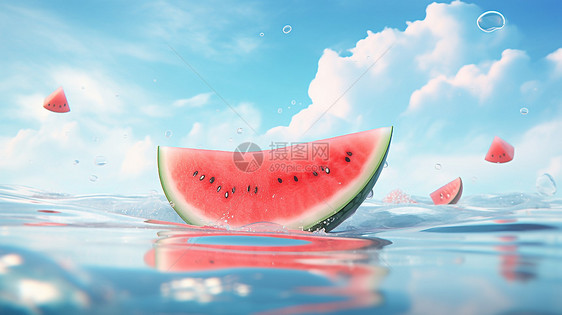 夏日小清新水果图片