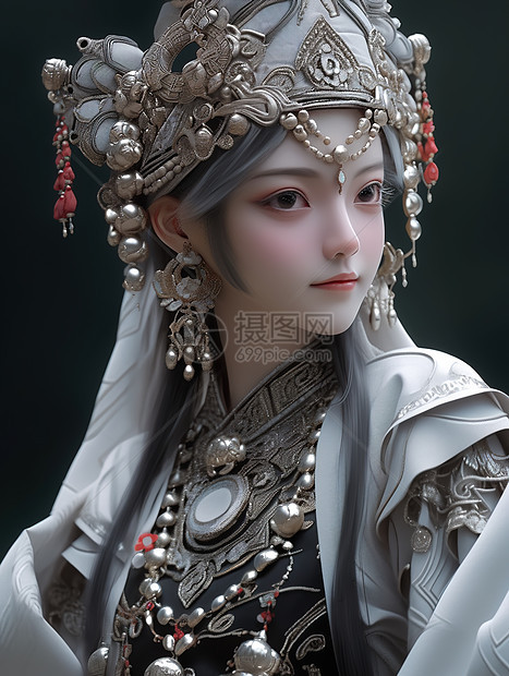 甜美的可爱3D少女图片