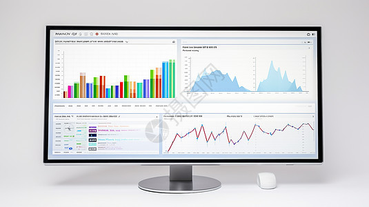 金融数据图标统计图片