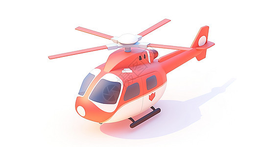 儿童玩具直升飞机3D卡通图标图片