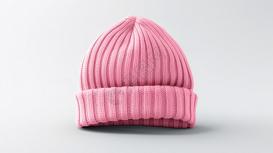 粉色毛线帽背景图片