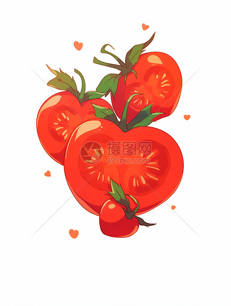 西红柿美味的卡通西红柿图片