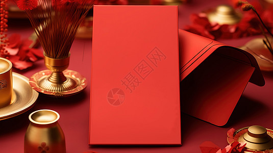 新年红包装饰背景图片