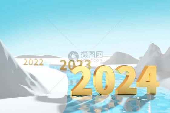 2024冬季雪地场景图片