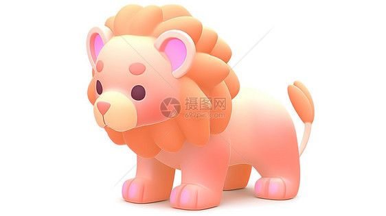 可爱的3D小狮子图片